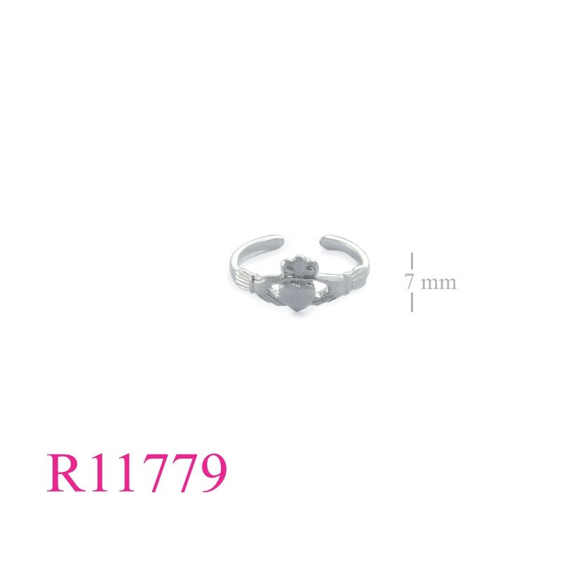 <p>Toe Ring, Claddagh.</p>