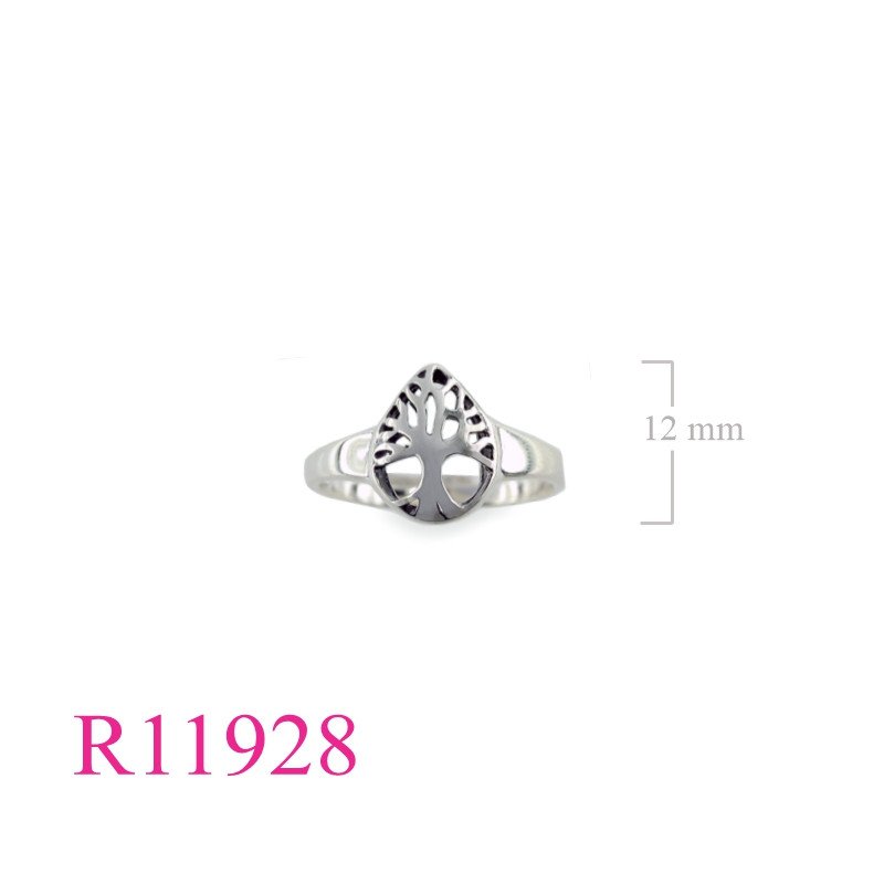 <p>Tree Of Life Ring, Travel Jewelry Ring, drop shape.</p>