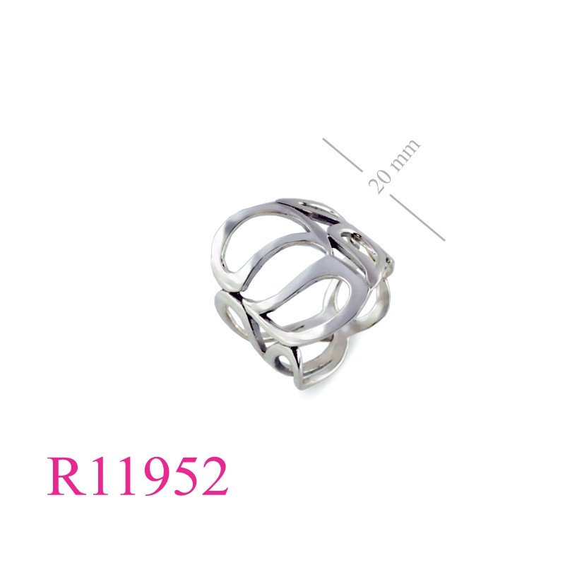 <p>Ring, cut out stencil lines.</p>