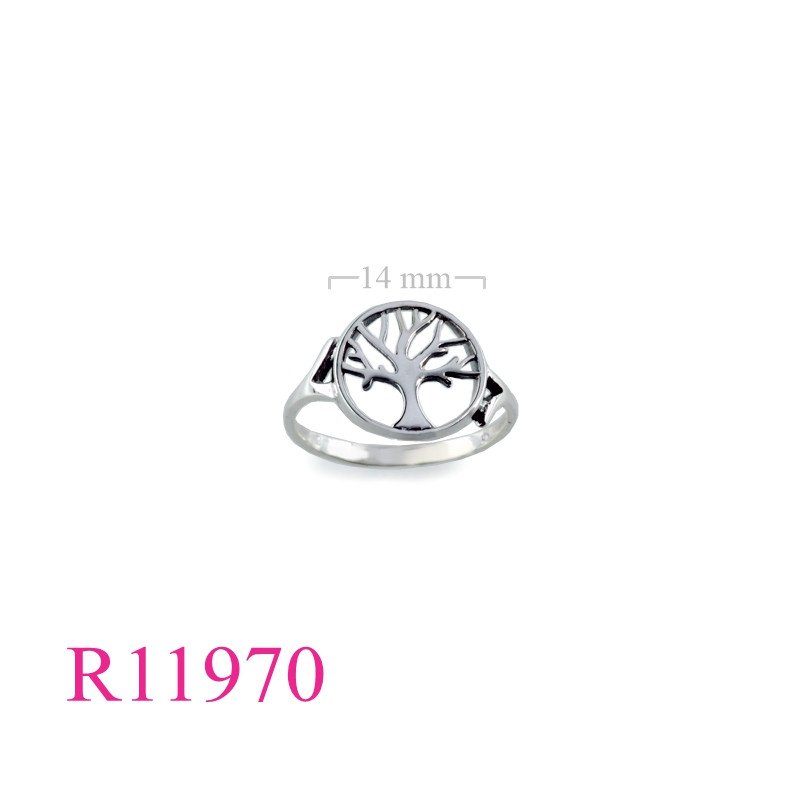 <p>Tree Of Life Ring, Travel Jewelry Ring, cut out .</p>