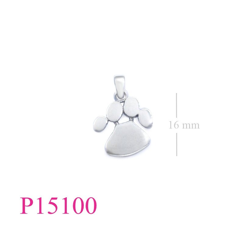 Pendant,16mm cat paw.