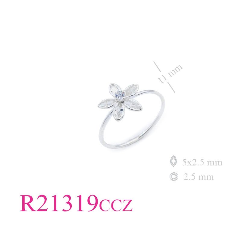Stone Ring, framed in CCZs flower.