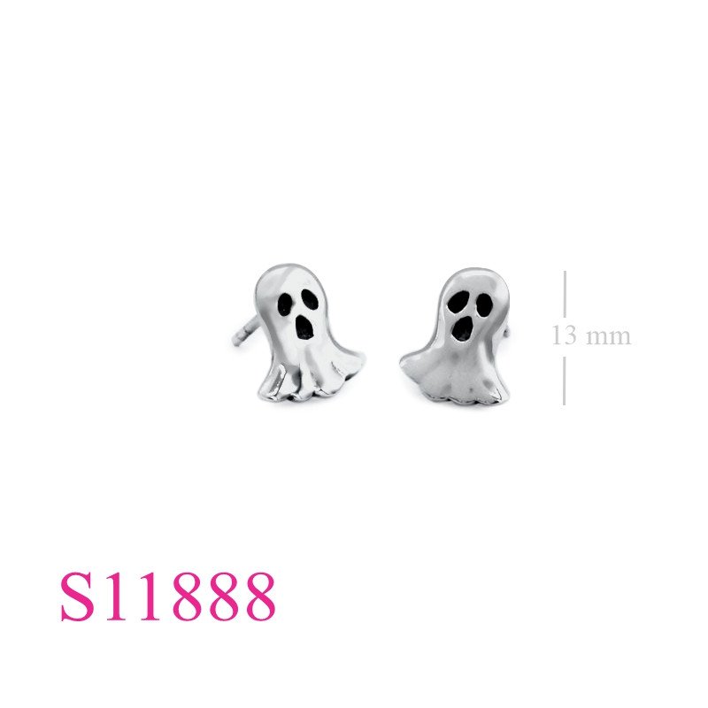 Earrings, ghost no. 2.