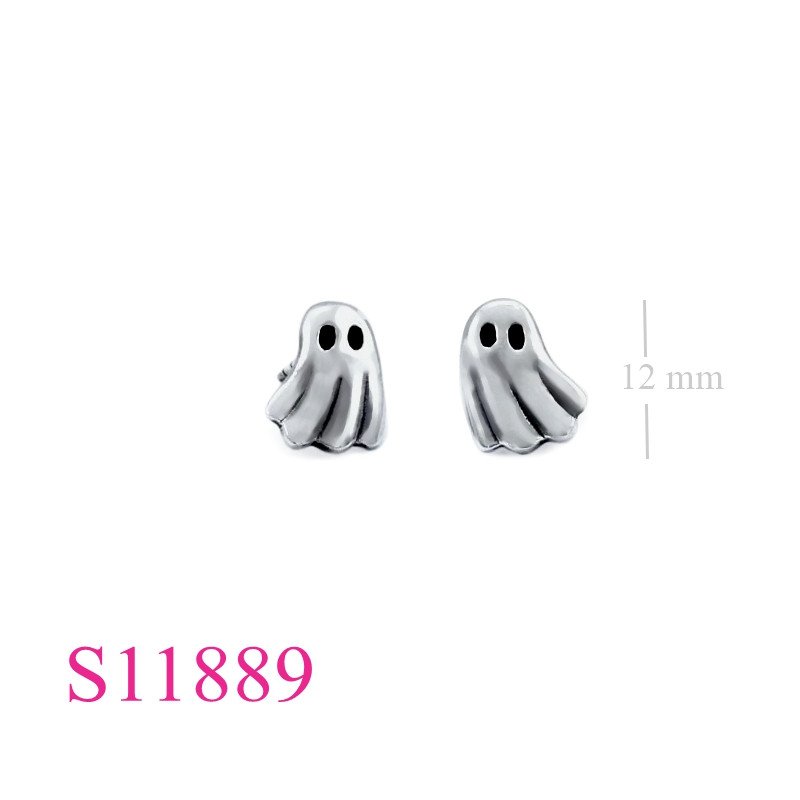 Earrings, ghost no. 3.