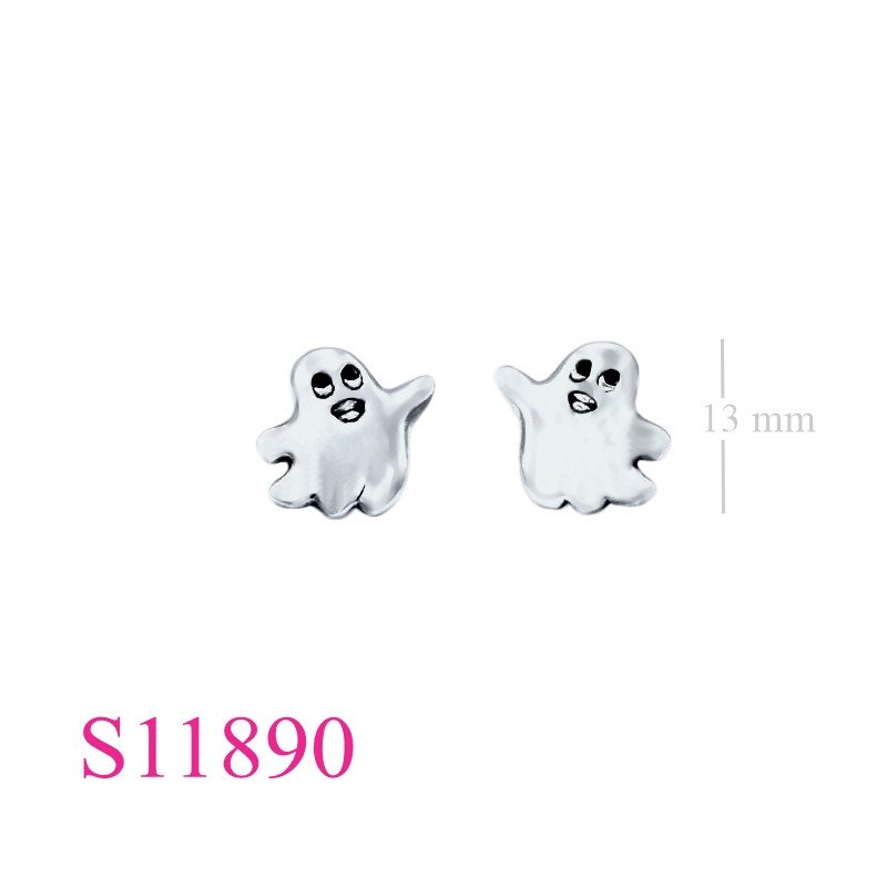 Earrings, ghost no. 4.