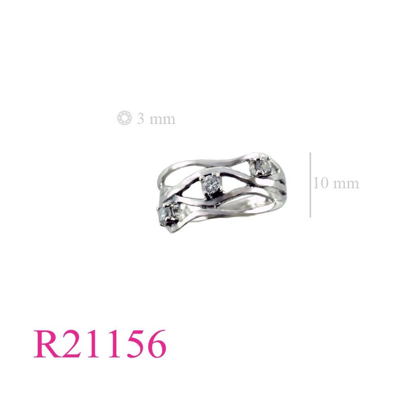 <p>Ring, wavy lines with small CCZs.</p>
