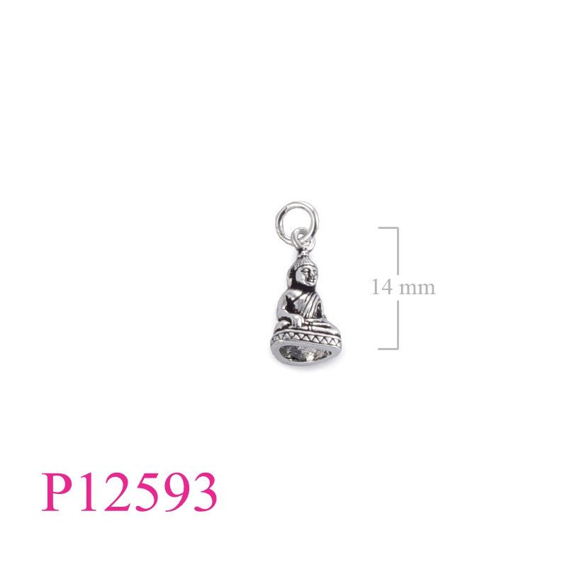 <p>Pendant, 14mm Buddha.</p>