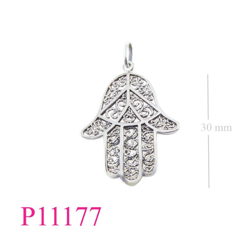Pendant, Fatima's hand.