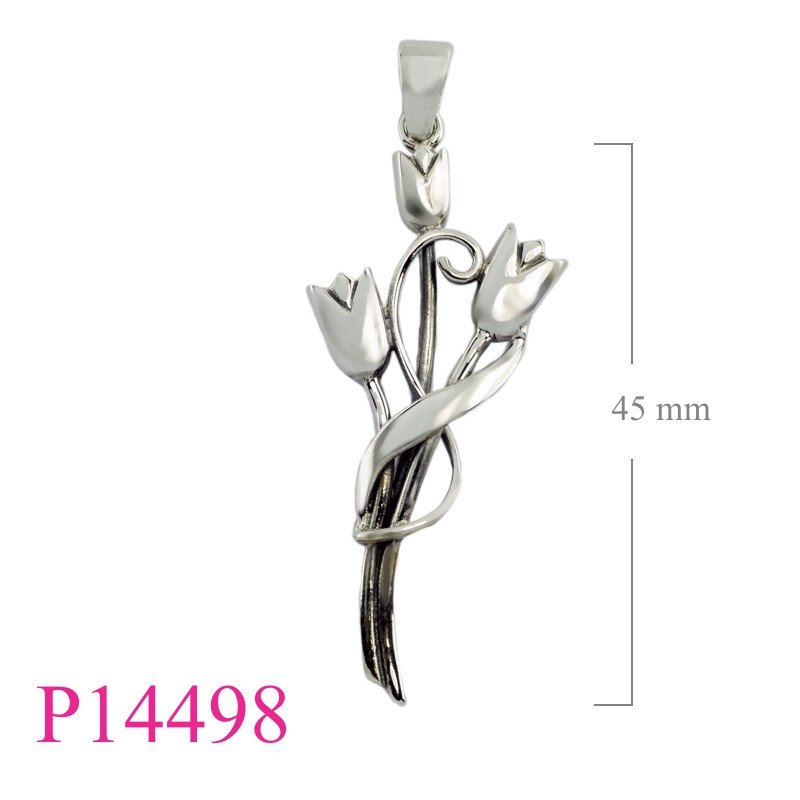 <p>Pendant, 45mm 3 tulips.</p>