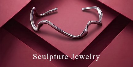sculptural bangle